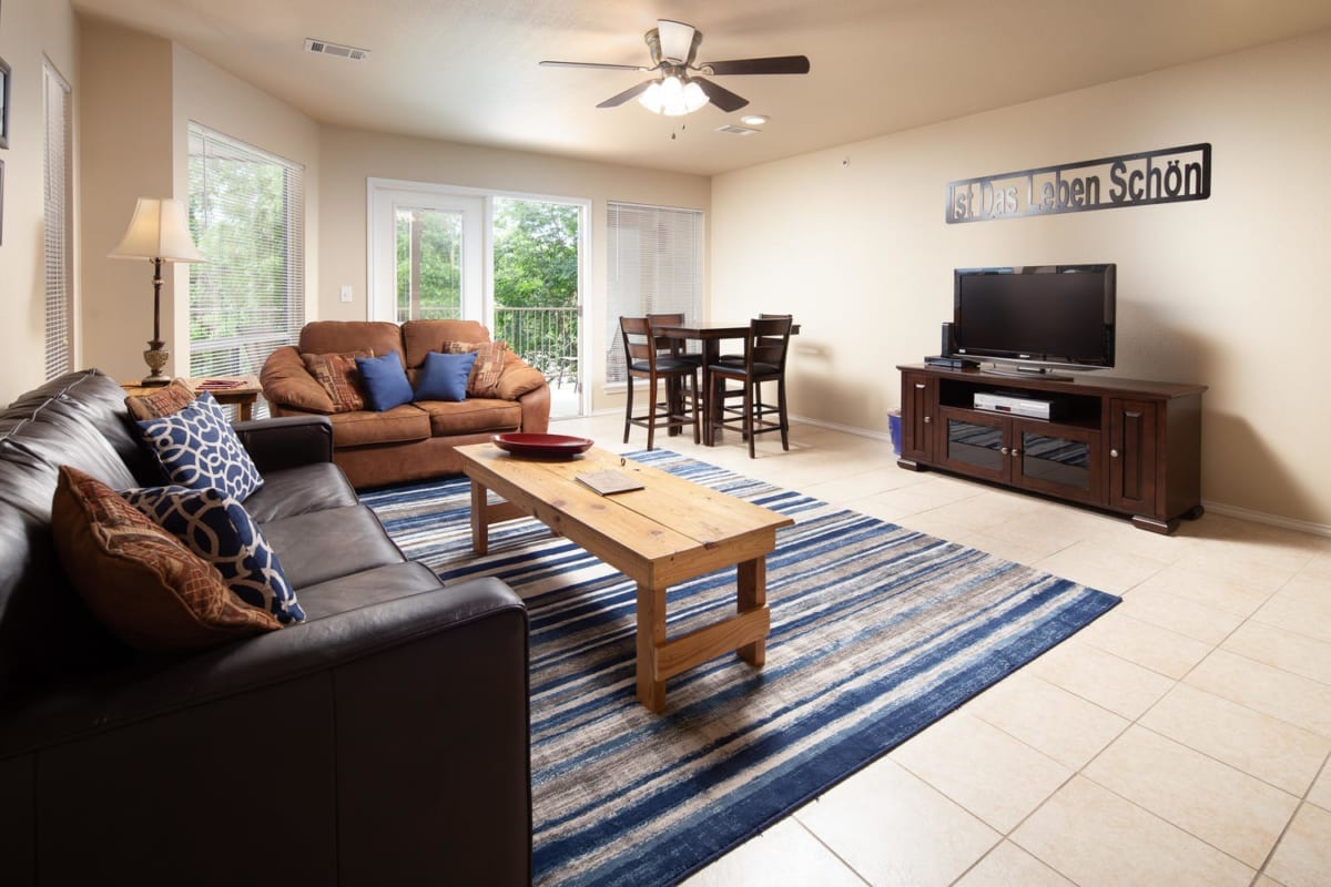 Waterwheel living room.