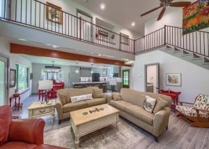 Photo of a Deluxe Home's Living Area, Just Minutes from a New Braunfels Winery or Two.