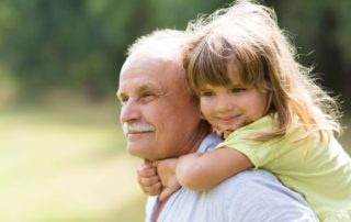 An old man and a girl exploring Things To Do With Grandparents.